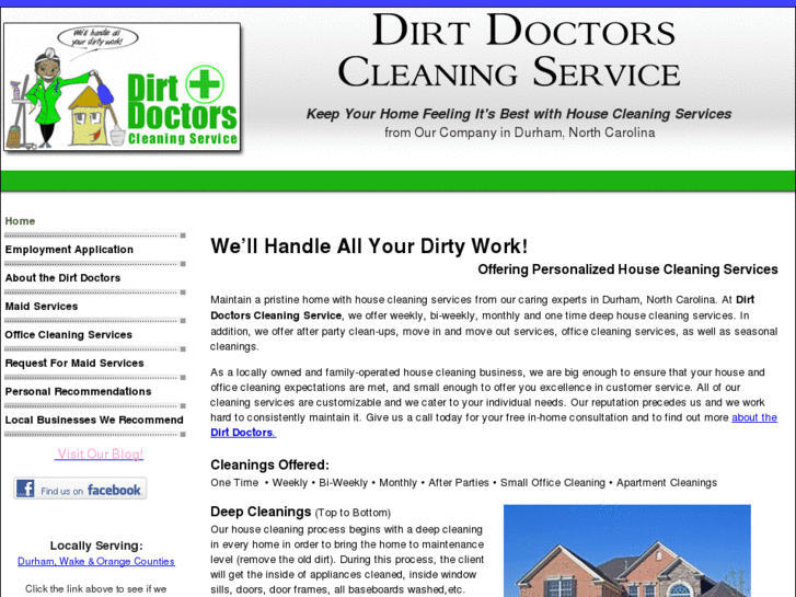 www.dirtdoctorscleaningservice.com