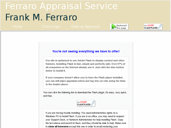 www.ferraroappraisal.com