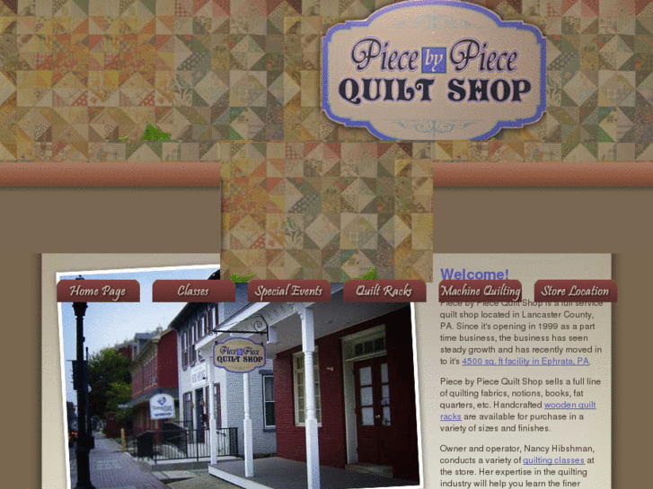 www.piecebypiecequiltshop.com