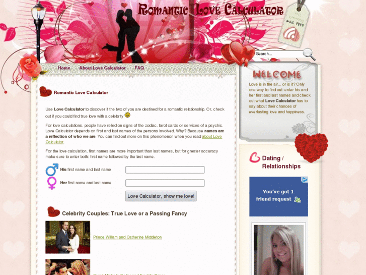 www.romanticlovecalculator.com