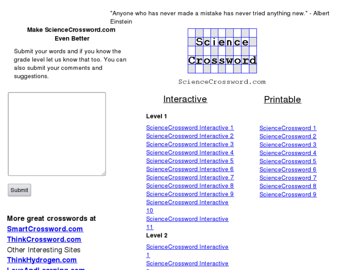 www.sciencecrossword.com