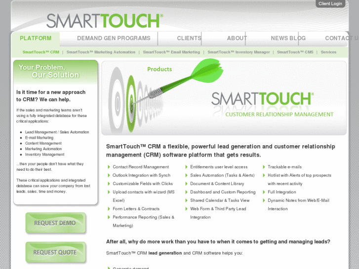 www.smarttouchcrm.com