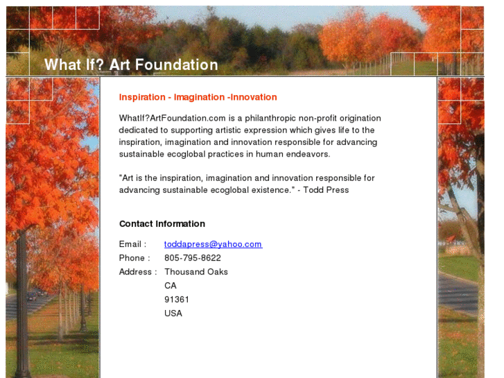 www.whatifartfoundation.com