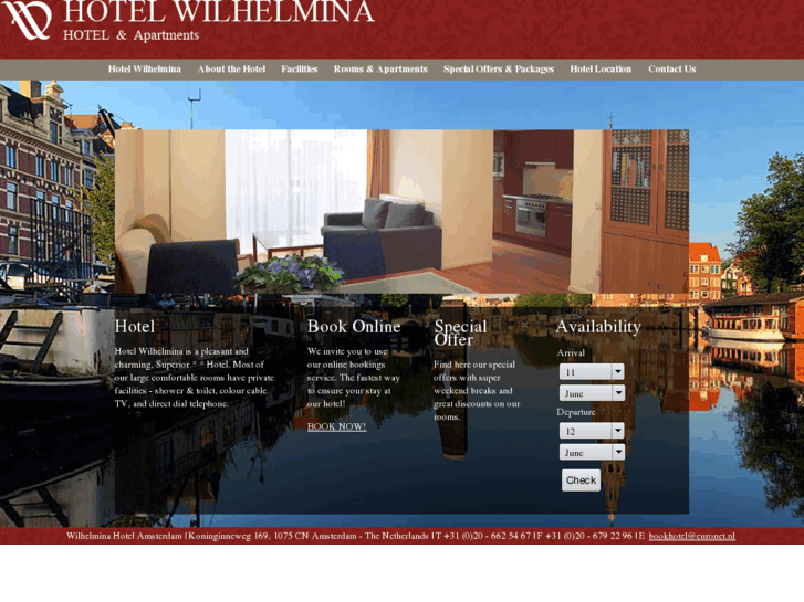 www.wilhelminahotel.com