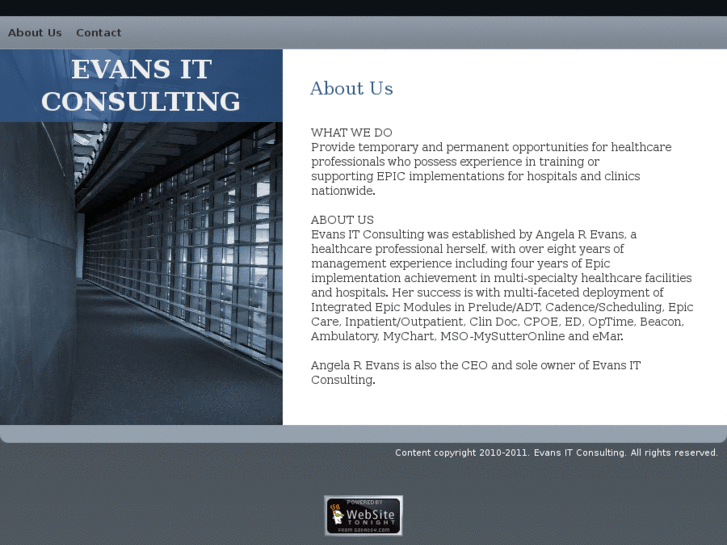 www.evansitconsulting.biz