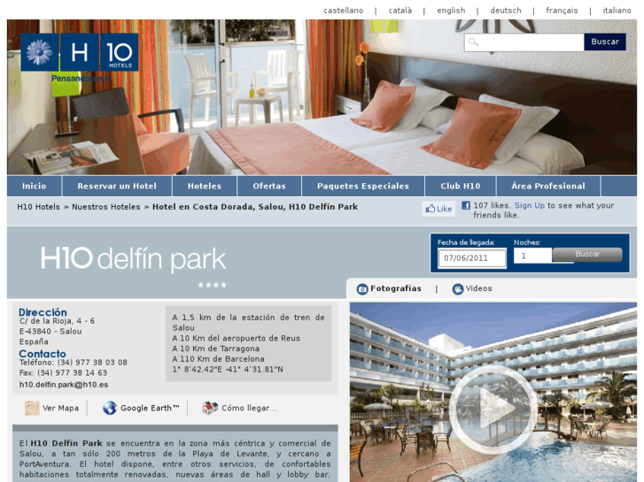 www.hotelh10delfinpark.com