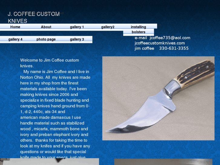 www.jcoffeecustomknives.com