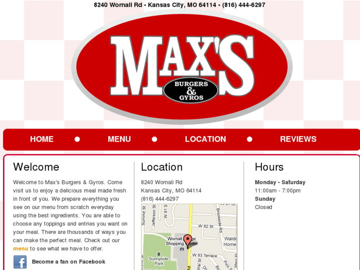 www.maxsburgersandgyros.com