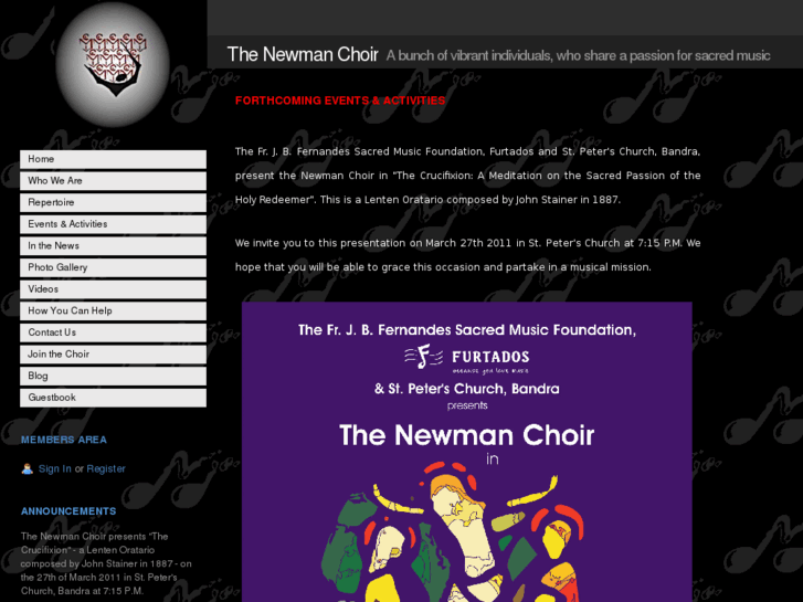 www.newmanchoir.com