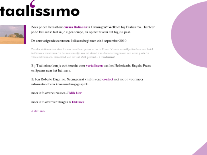 www.taalissimo.nl