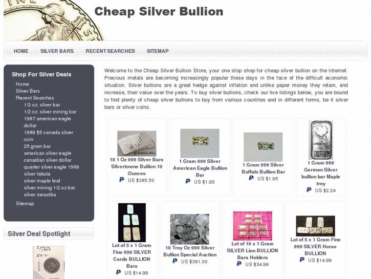 www.cheapsilverbullion.info