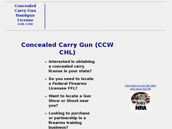 www.concealedcarrygun.com