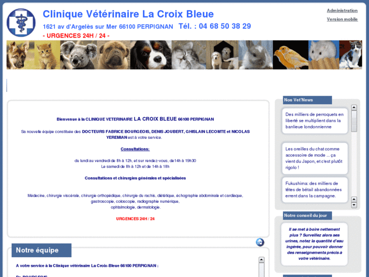 www.croix-bleue-veterinaire-perpignan.com