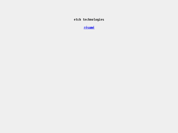 www.etchtechnologies.com