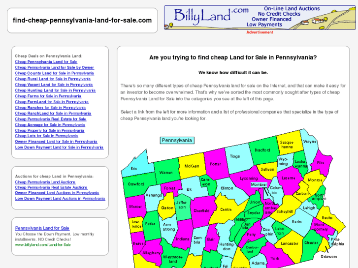 www.find-cheap-pennsylvania-land-for-sale.com
