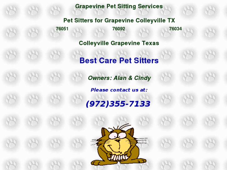 www.grapevinepetsittingpetsitters.com