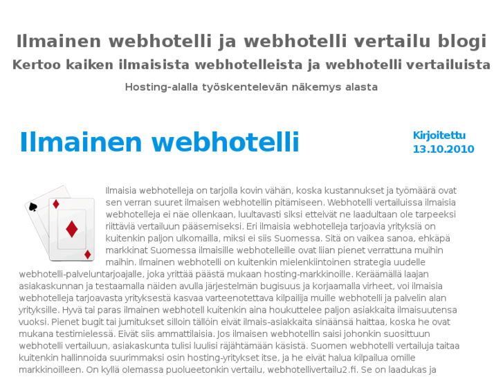 www.ilmainen-webhotelli-vertailu.com