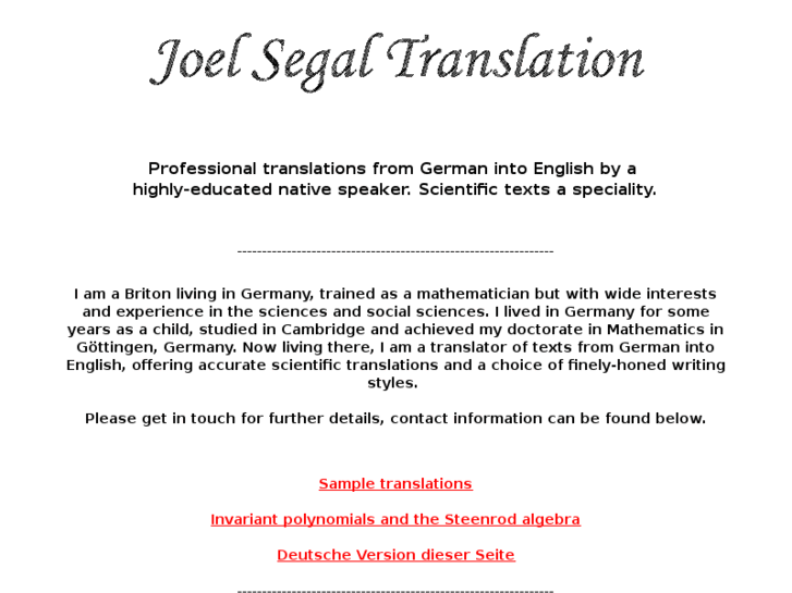 www.joelsegal.com