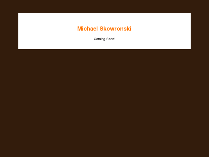 www.michaelskowronski.com