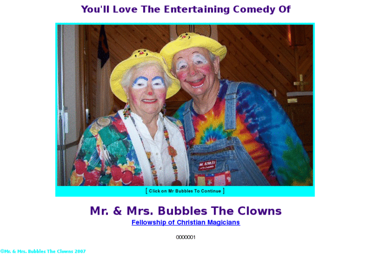 www.mr-mrsbubblestheclowns.com