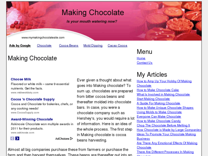 www.mymakingchocolatesite.com