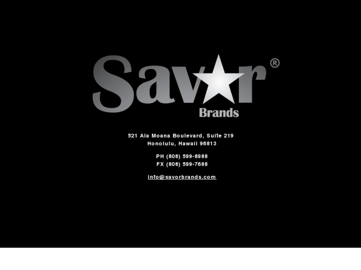 www.savorbrands.com