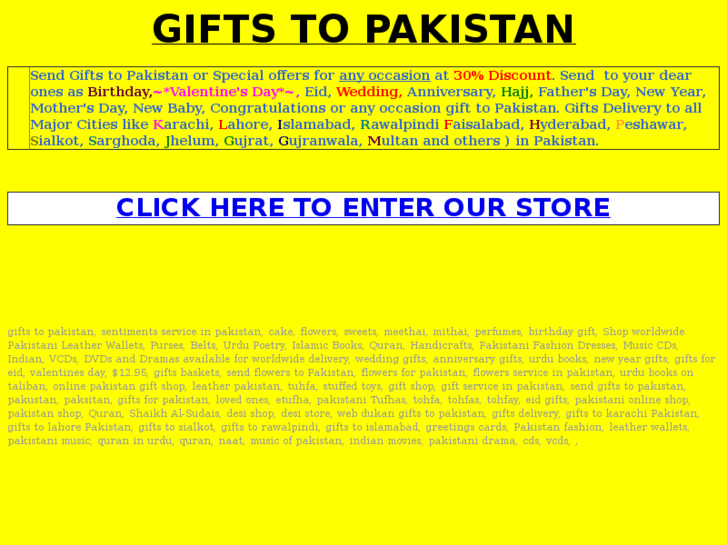 www.sendflowerstopakistan.com