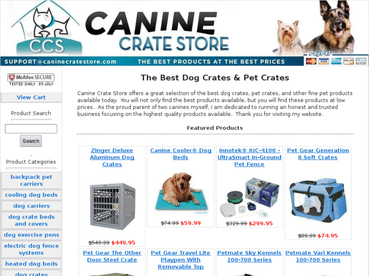 www.caninecratestore.com