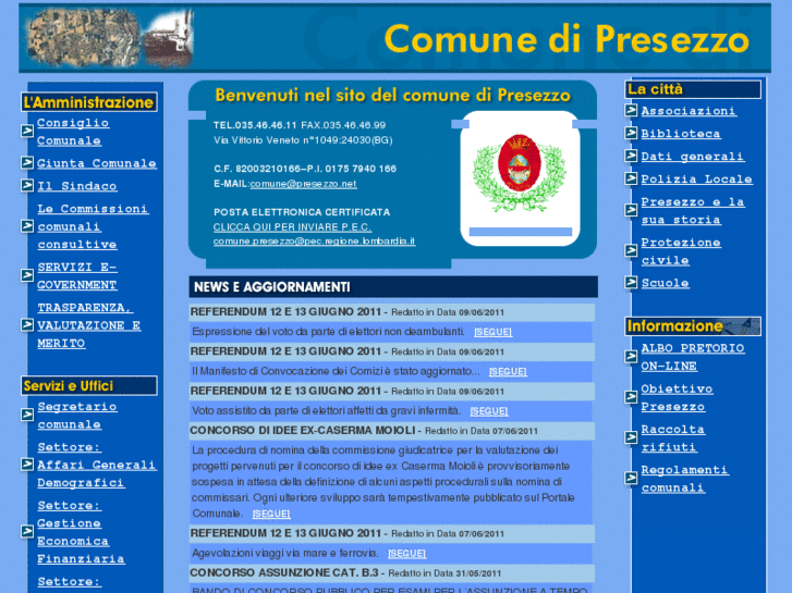 www.comunepresezzo.it