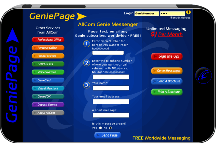 www.geniepage.com