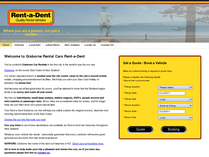 www.gisbornecarrentals.co.nz