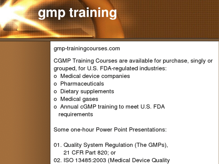 www.gmp-trainingcourses.com
