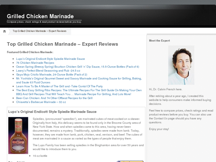www.grilledchickenmarinade.com