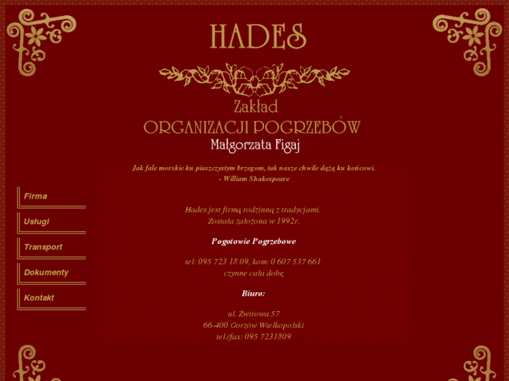 www.hades-pogrzeby.info