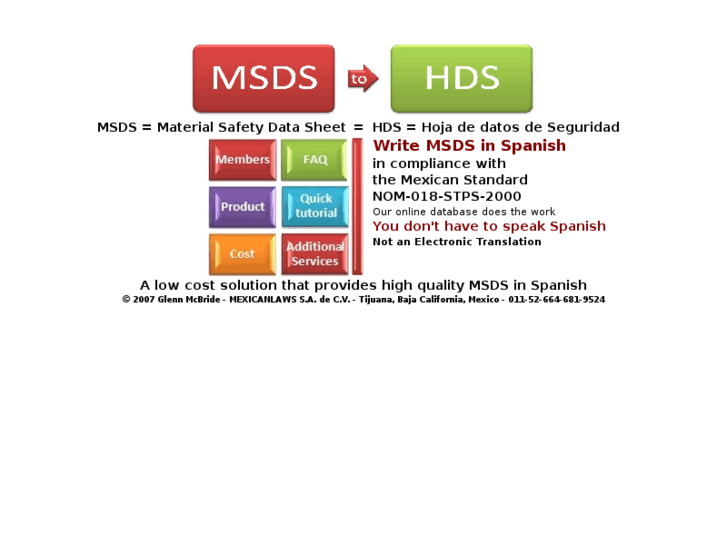 www.msds-mexico.com