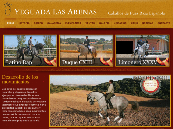 www.yeguadalasarenas.com