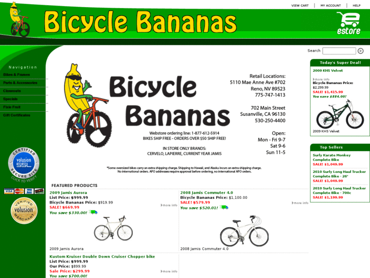 www.bicyclebananasstore.com