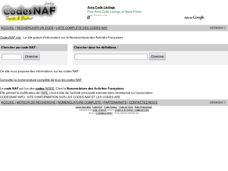 www.codesnaf.info