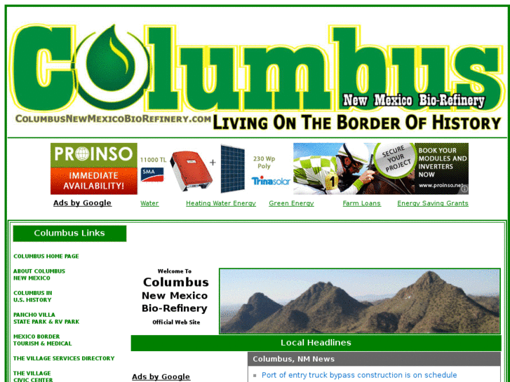 www.columbusnewmexicobiorefinery.com