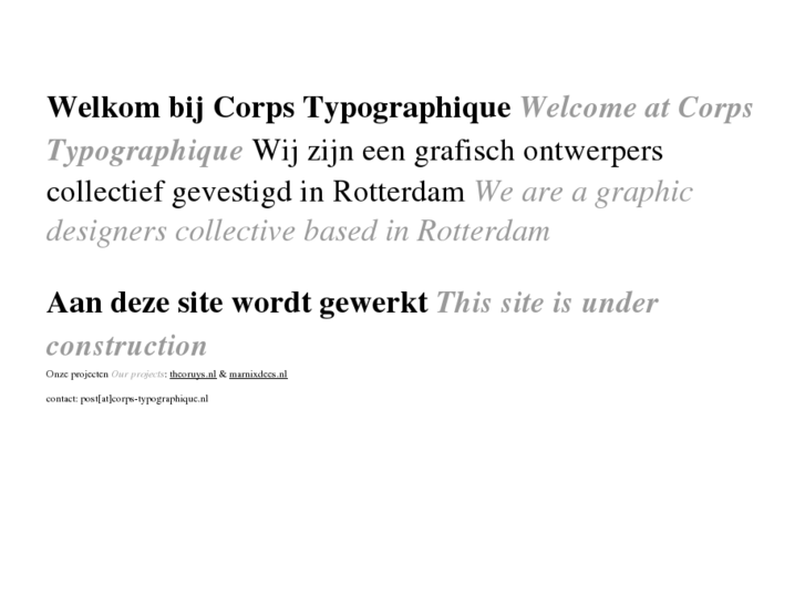 www.corps-typographique.nl