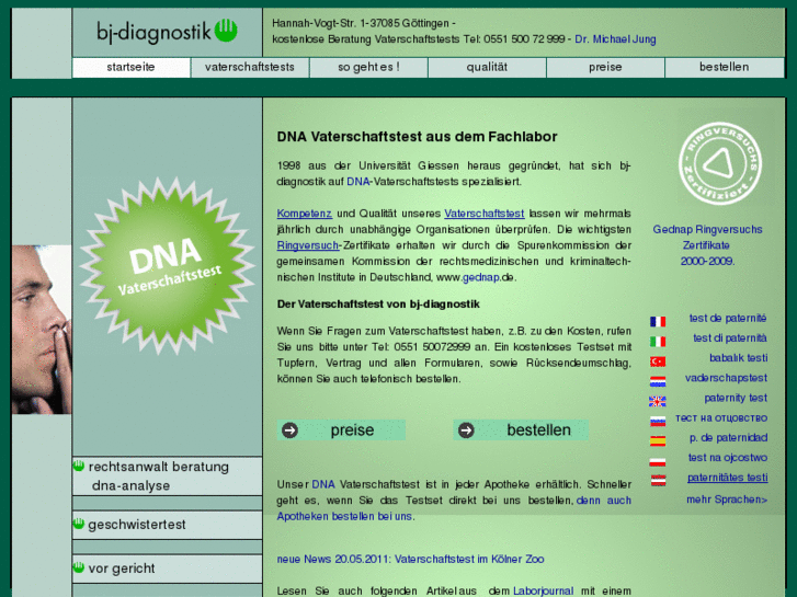 www.dna-vaterschaftstest.com