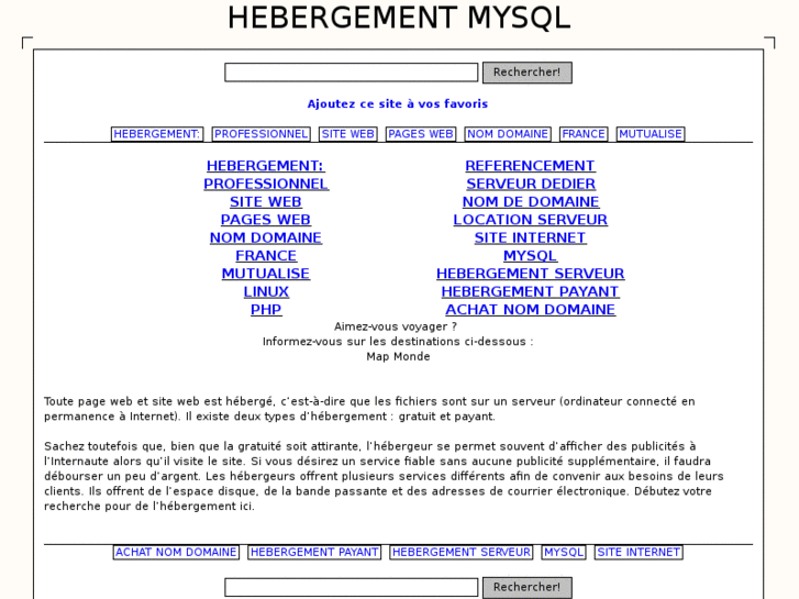 www.hebergement-mysql.com