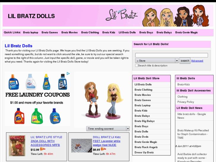 www.lilbratzdolls.com