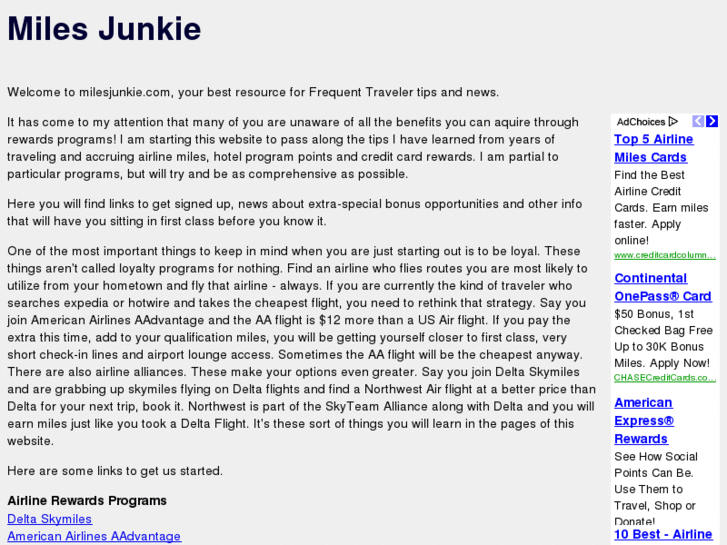 www.milesjunkie.com