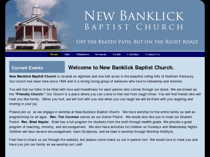 www.newbanklickbaptist.org