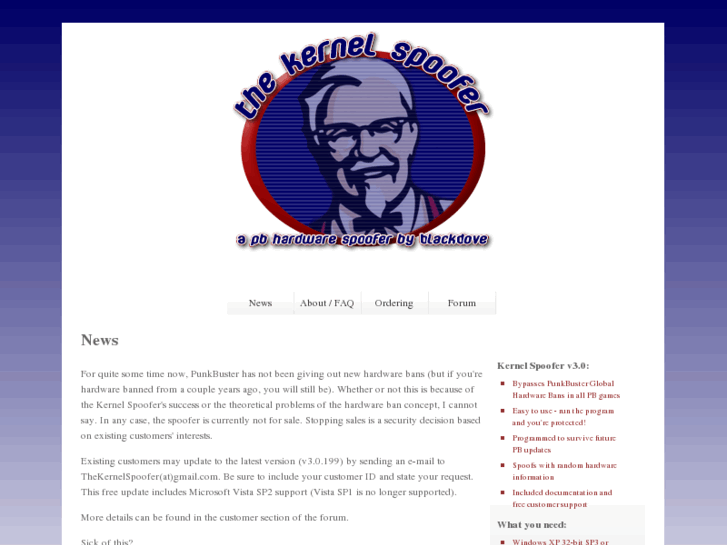 www.thekernelspoofer.com