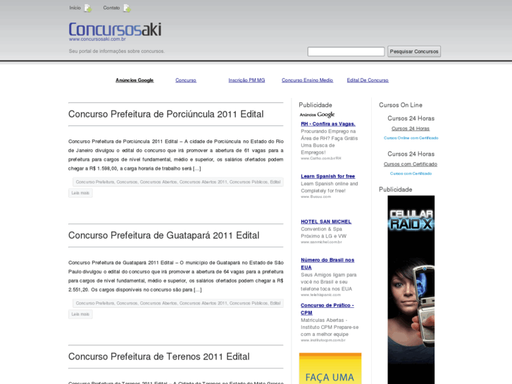 www.concursosaki.com.br