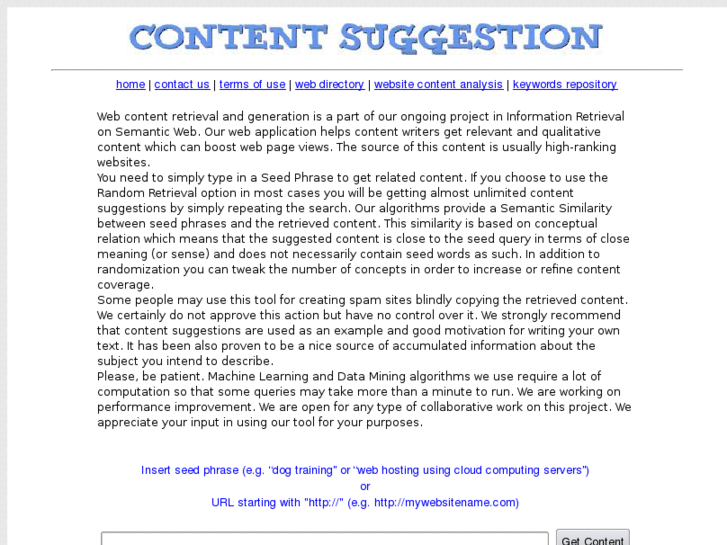 www.contentsuggestion.com