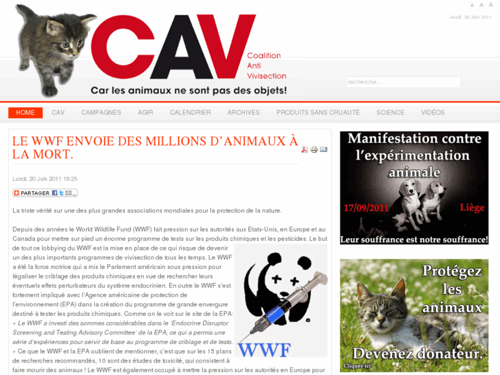 www.contrevivisection.org