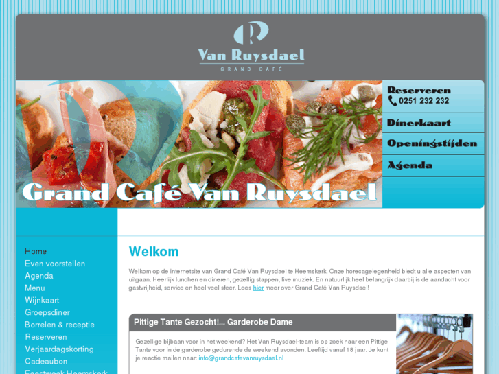 www.grandcafevanruysdael.nl